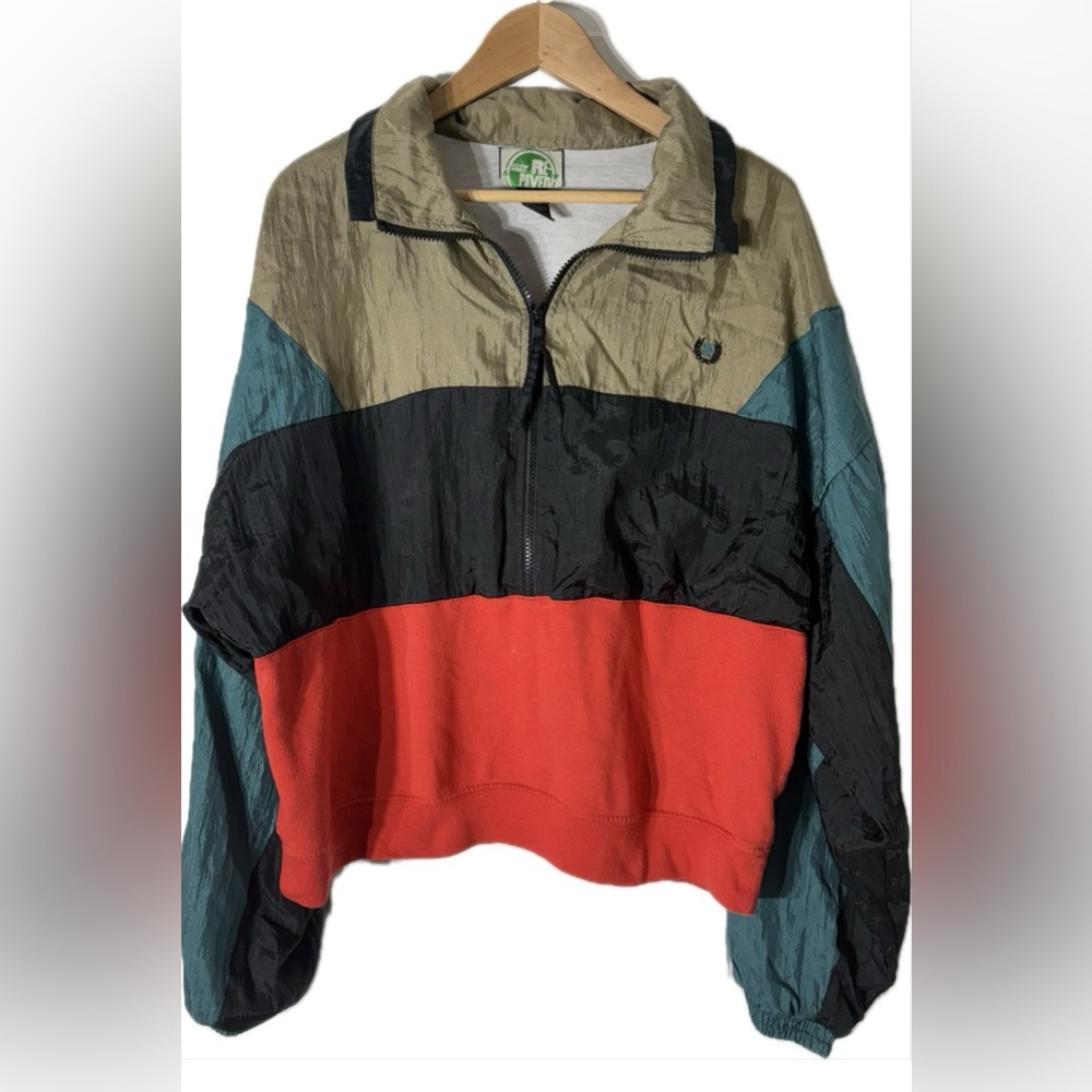 Givenchy Red and Black Windbreaker Jacket